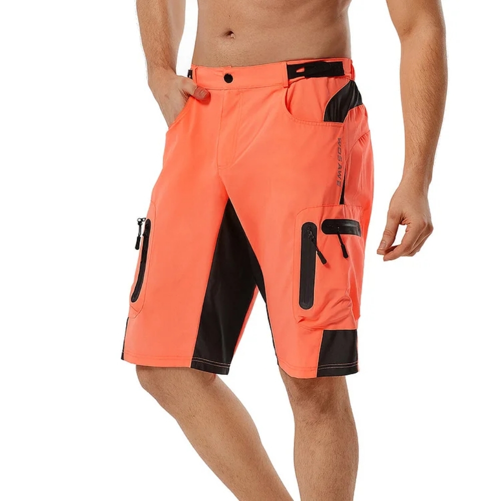 Men's Cycling MTB Loose Mountain Bike Shorts XL  Salmon